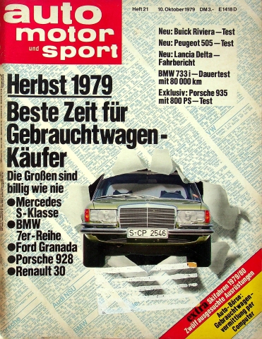 Deckblatt Auto Motor und Sport (21/1979)